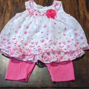 Toddler blouse and shorts